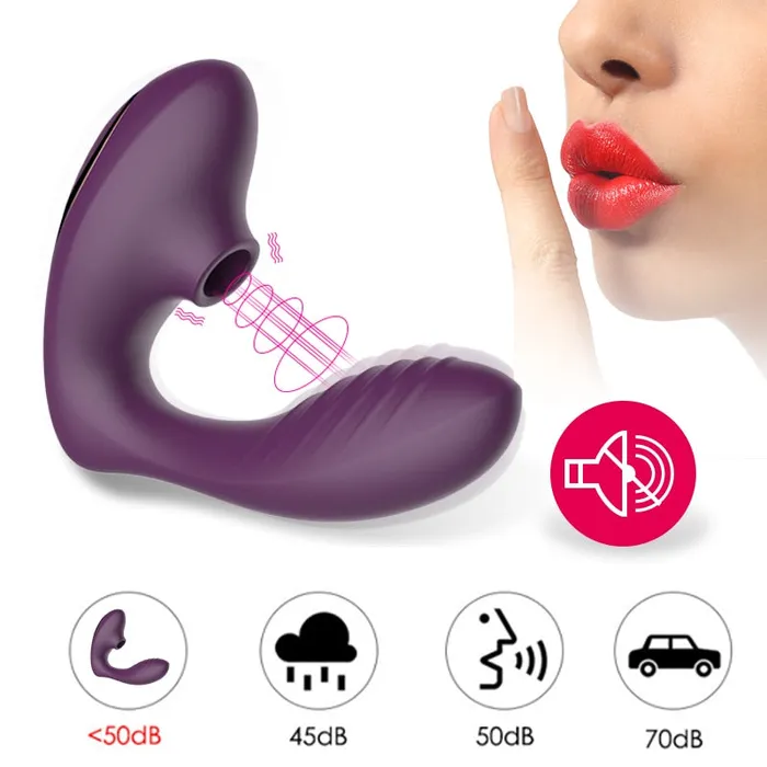 Own Pleasures Female Sex Toys Oral Nipple Clitoris Stimulator and Vaginal Vibrator