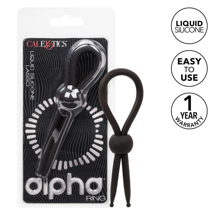 CalExotics Female Sex Toys Alpha Liquid Silicone Lasso Black