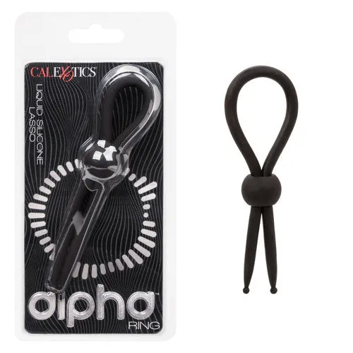 CalExotics Female Sex Toys Alpha Liquid Silicone Lasso Black