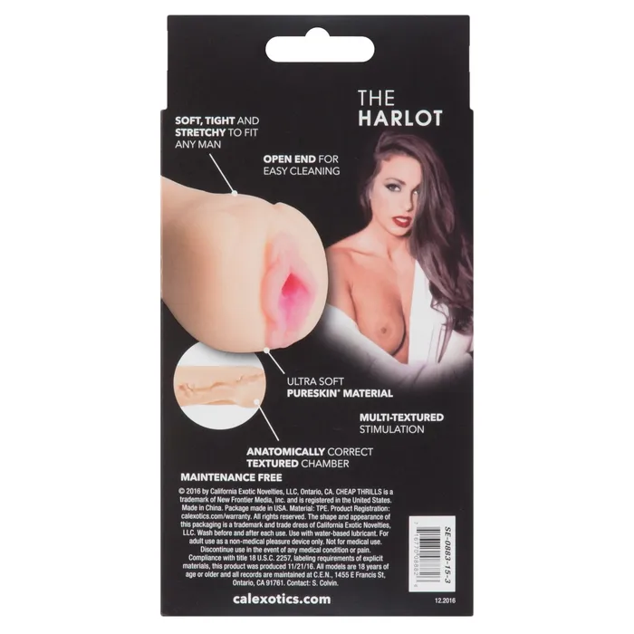 CalExotics Male Sex Toys CalExotics Cheap Thrills Pureskin Masturbator The Harlot