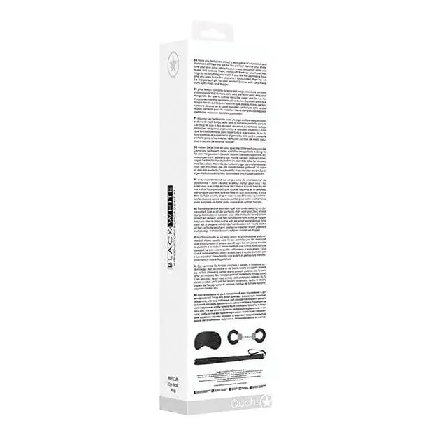 Shots Ouch Black White Introductory Bondage Kit Shots America Couples