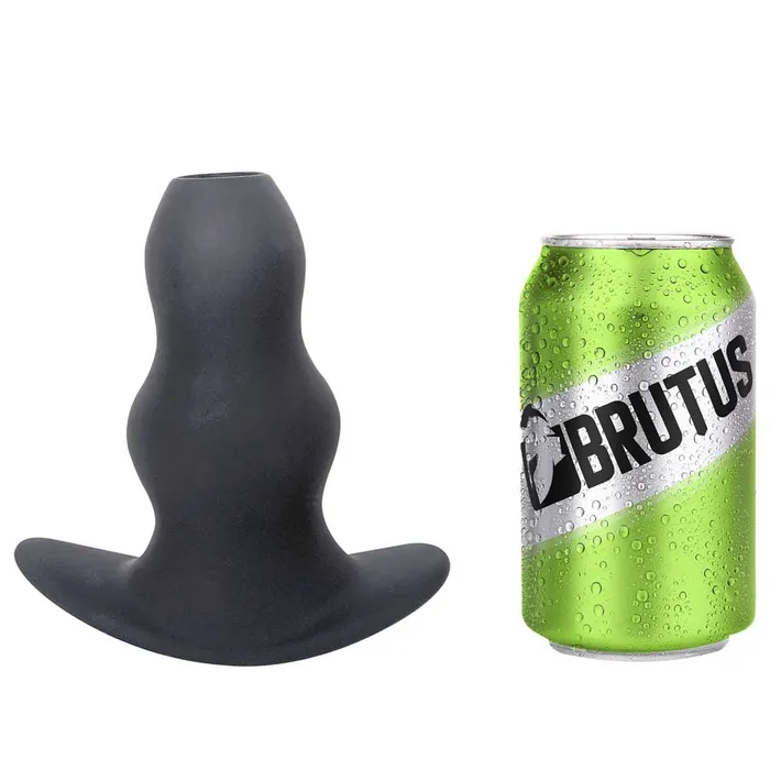 Anal BRUTUS Brutus Ergo Bum Silicone Tunnel Butt Plug XL Black
