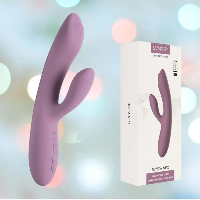 Female Sex Toys Svakom Svakom Trysta Neo Rabbit Vibrator Romantic Rose