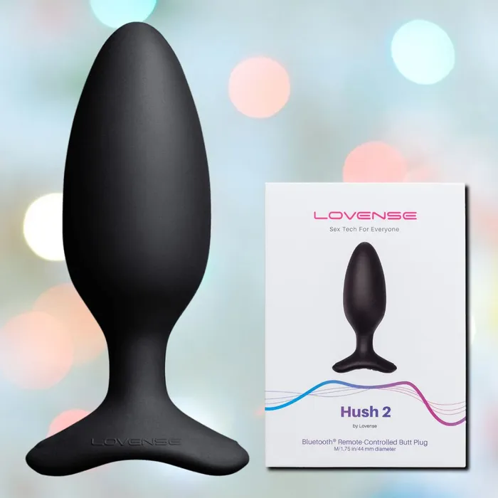 Lovense Male Sex Toys Lovense Hush 2 Vibrating Butt Plug Medium