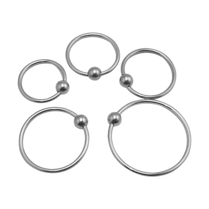 BeginnerFriendly Stainless Beaded Ring Lovegasm Male Sex Toys