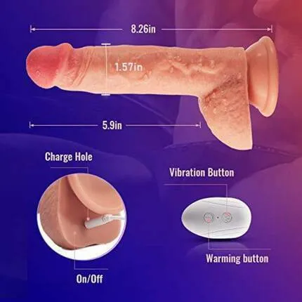 Fondlove Acmejoy 83Inch Thrusting Rotation Dildo Anal