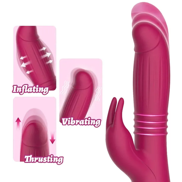 Lovegasm Female Sex Toys Monster Series Large Thrusting Vibrator Dildo Thickest Girth Vibrating