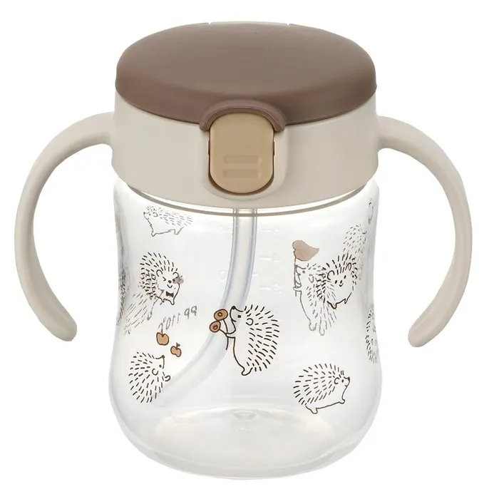 Anal Richell Richell TLI Baby Stage 2 Try Straw Clear Training Water Bottle Mug