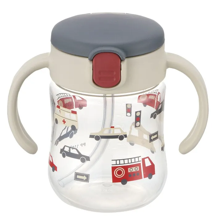 Anal Richell Richell TLI Baby Stage 2 Try Straw Clear Training Water Bottle Mug