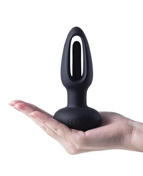 Anal Snuggy Flapping Anal Plug Vibrator Black Uc Global Trade INChoney Play B