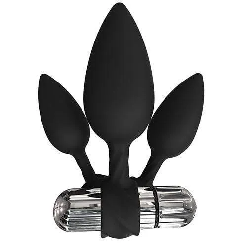 Bathmate Anal Bathmate Anal Training Plugs Vibe Black