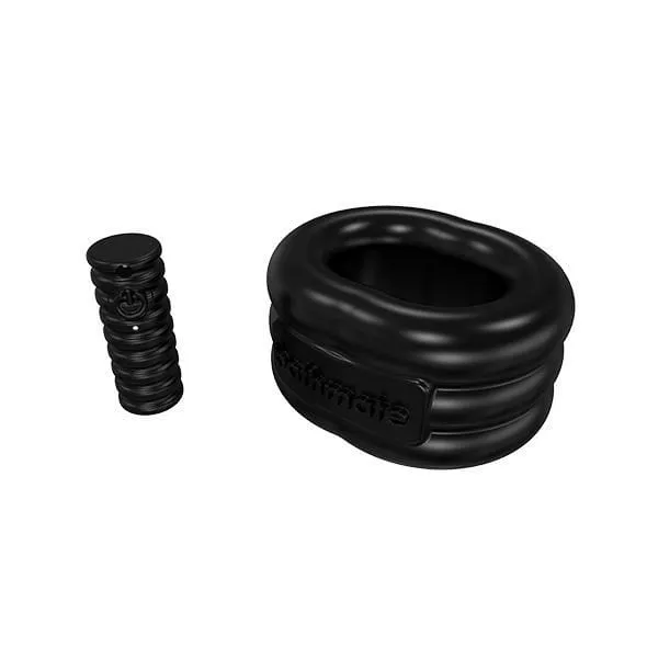 Bathmate Vibe Ring Rechargeable Cock Ring Black Bathmate Male Sex Toys