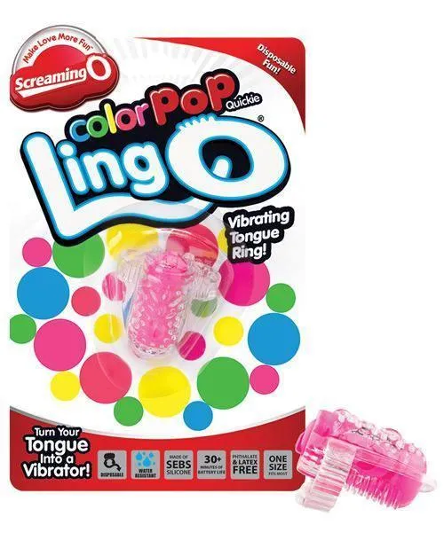 Bushman Products Vibrators Screaming O Color Pop Quickie Lingo