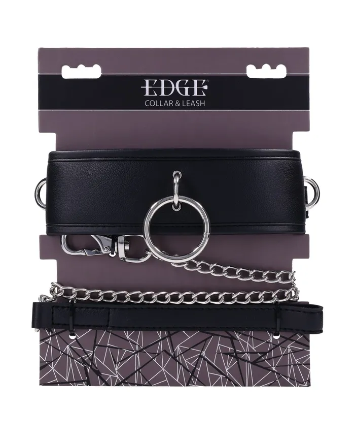 Sportsheets International Edge Collar Leash Black Anal