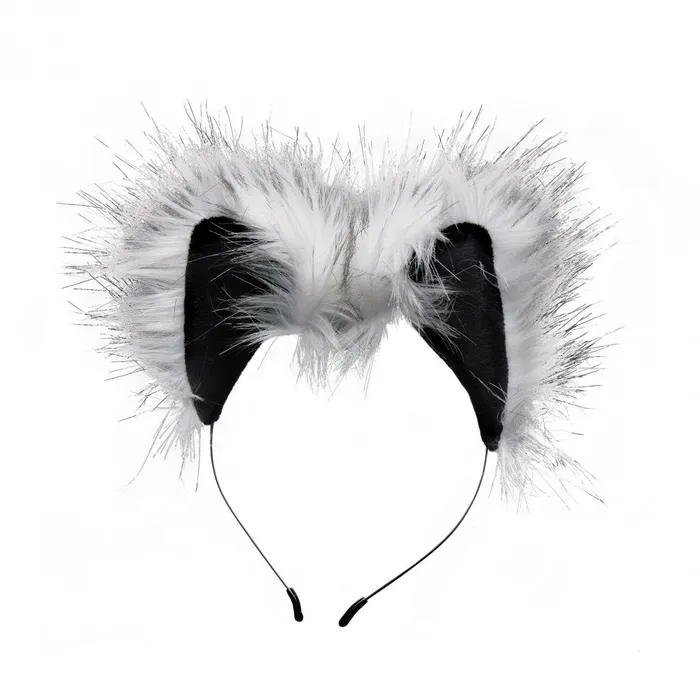 Anal Tailz Grey Wolf Tail Anal Plug and Ears Set