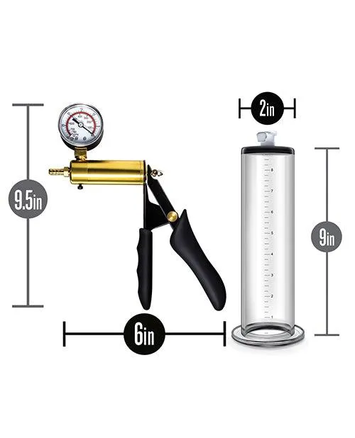 Blush Novelties Male Sex Toys Blush Performance Vx6 Vacuum Penis Pump Wbrass Pistol Pressure Gauge Clear Blush Novelties Male Sex Toys Blush Performance Vx6 Vacuum Penis Pump Wbrass Pistol Pressure Gauge Clear