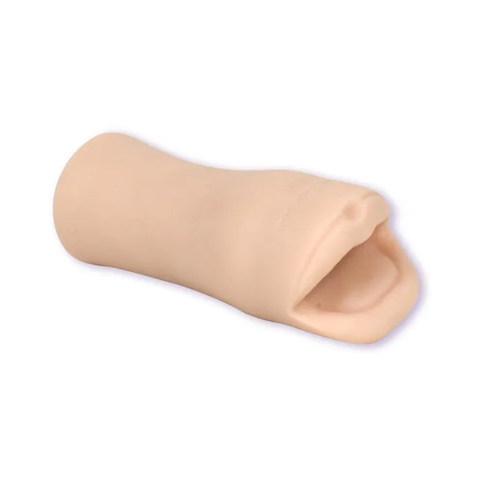 Doc Johnson Male Sex Toys Palm Pal UR3 Mouth Masturbator Beige