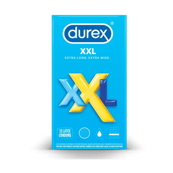 Paradise Marketing Services Female Sex Toys Durex XXL Lubed 12Pack
