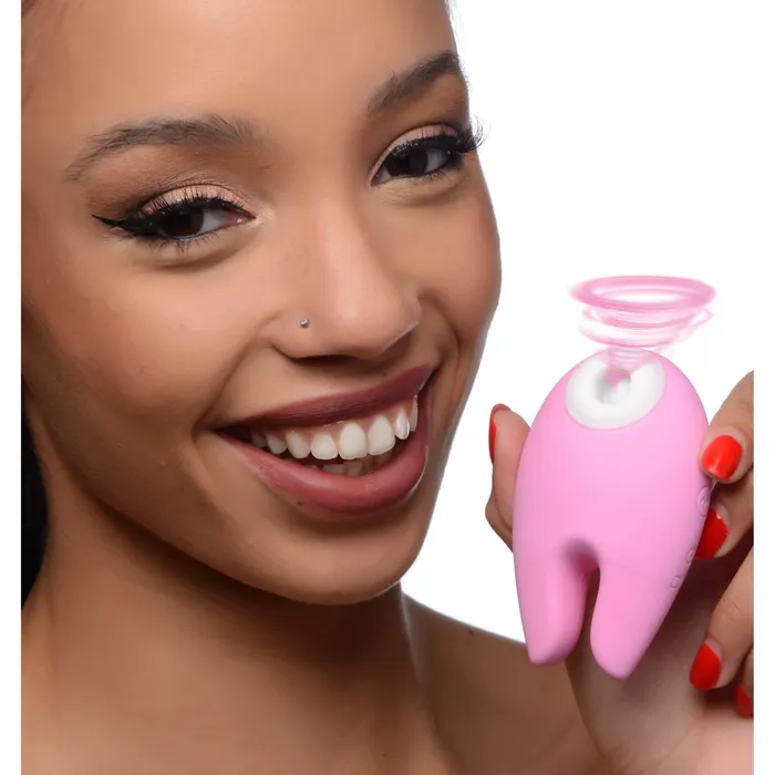 Shegasm Sucky Bunny Silicone Clitoral Stimulator Pink Female Sex Toys