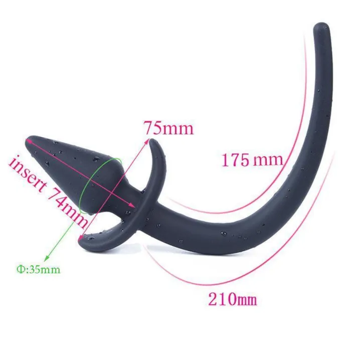 Anal loveplugs Silicone Dog Tail 8 Anal loveplugs Silicone Dog Tail 8
