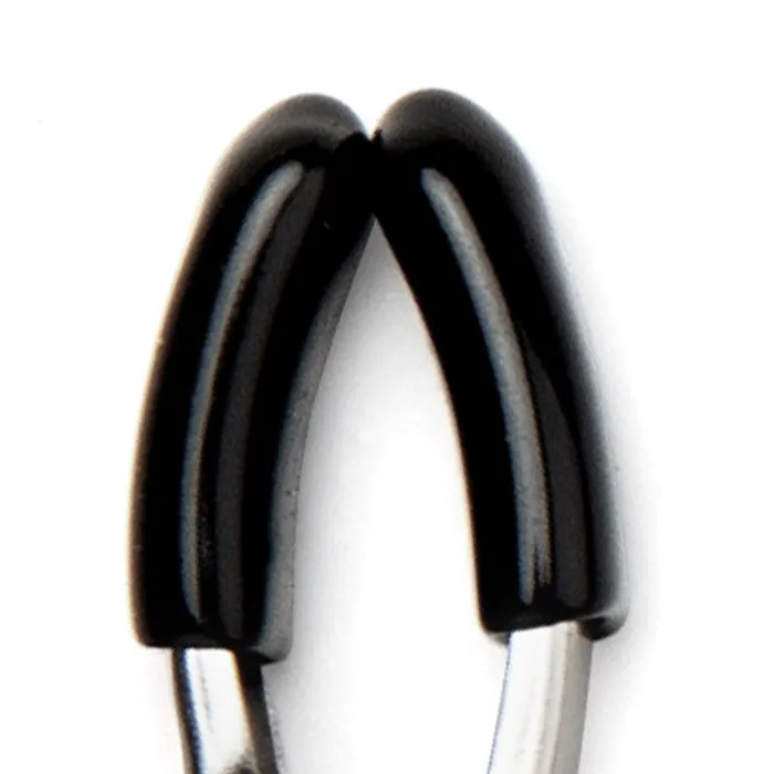 Anal Lux Fetish Adjustable Nipple Clips Black Silver Lux Fetish