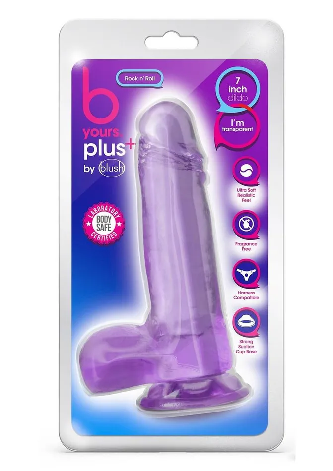 B Yours Female Sex Toys B Yours Plus Rock N Roll Realistic Dildo with Balls
