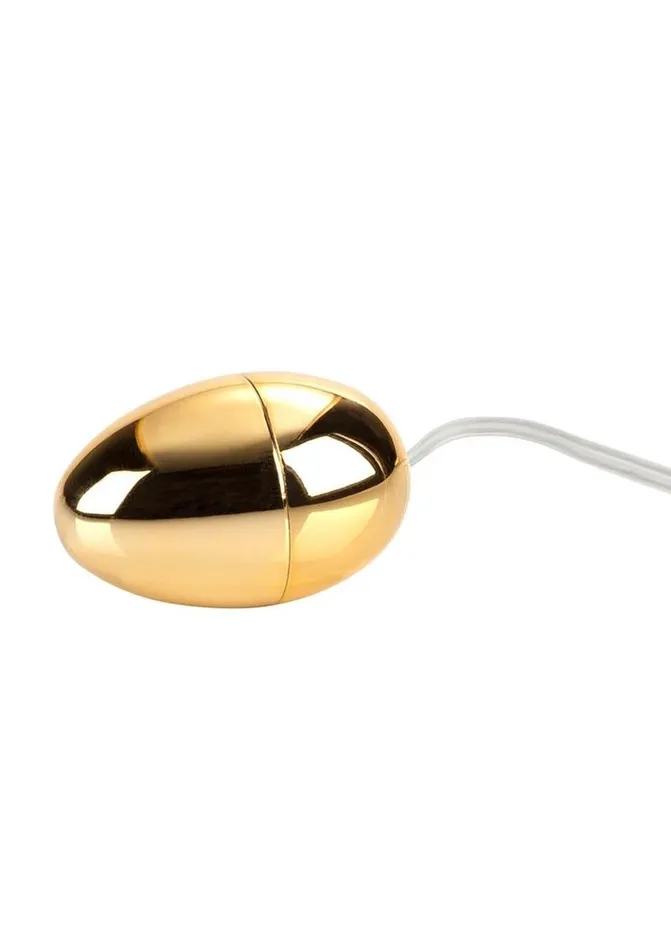 Female Sex Toys Pocket Exotics Vibrating Gold Egg Pocket Exotics