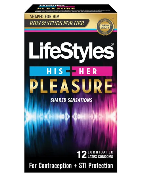 Lifestyles His Her Pleasure Condoms Pack of 12 Open Desires Female Sex Toys Lifestyles His Her Pleasure Condoms Pack of 12 Open Desires Female Sex Toys