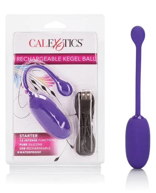 Open Desires Rechargeable Kegel Ball Starter Purple Female Sex Toys