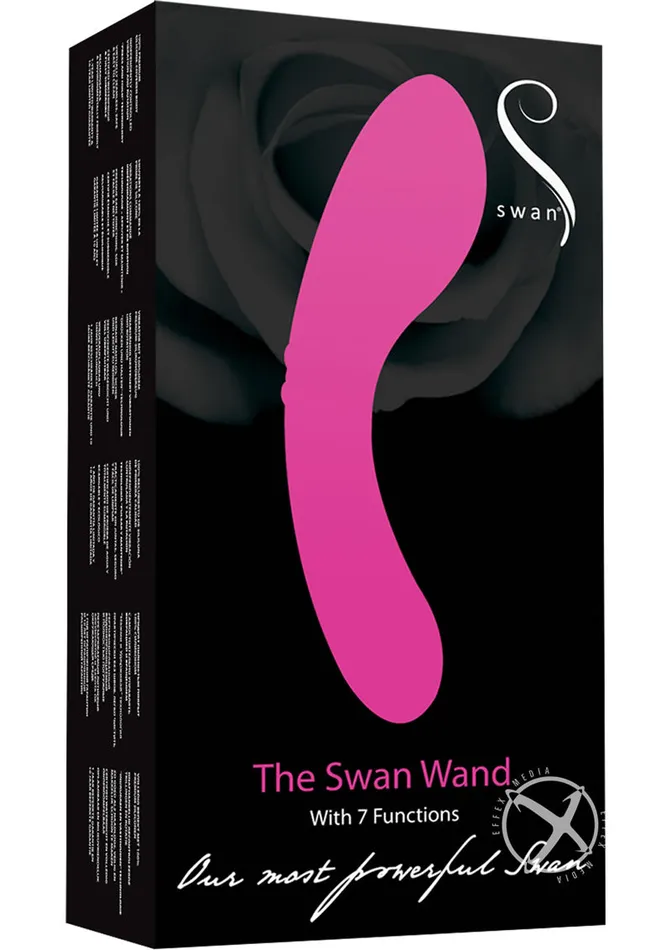 Swan The Swan Wand Silicone Rechargeable Massager Swan Female Sex Toys