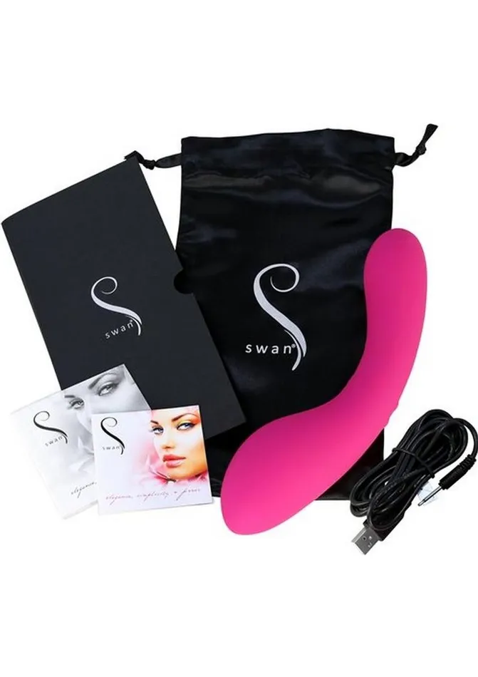Swan The Swan Wand Silicone Rechargeable Massager Swan Female Sex Toys