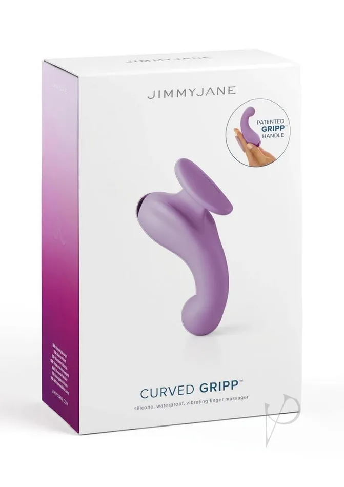 Female Sex Toys Jimmyjane Curved Gripp Rechargeable Silicone Dual Stimulating Vibrator Jimmyjane