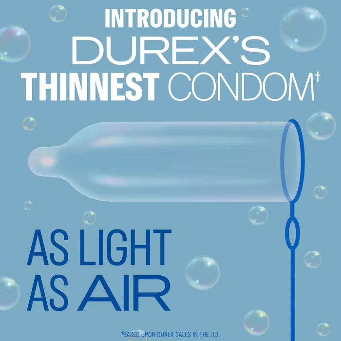 Male Sex Toys Durex Air Condom 3 Pack Paradise Marketing