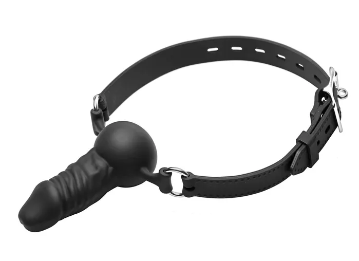 Suppressor Silicone Face Banger Gag XR Brands Master Series Female Sex Toys Suppressor Silicone Face Banger Gag XR Brands Master Series Female Sex Toys